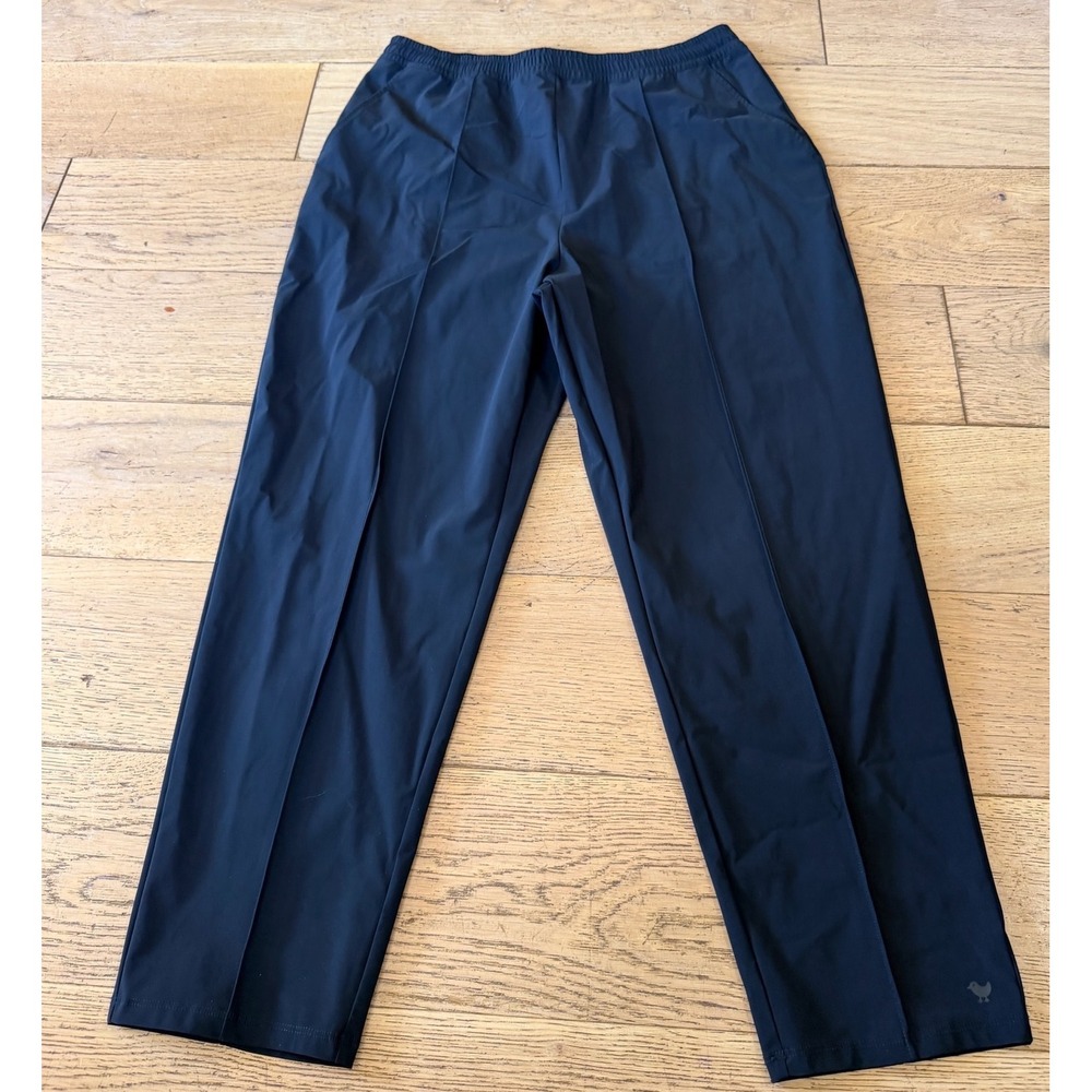 Bad‎ Birdie Golf Pants L Black Excellent Stretch Elastic Waist Drawstring (1803)